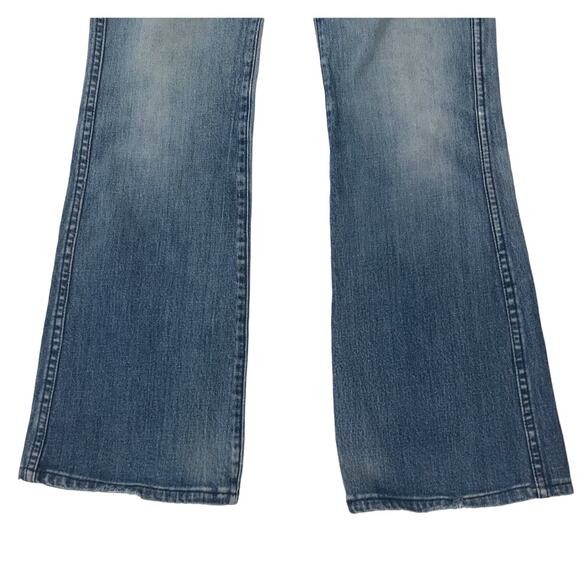 Madewell Light Wash Distressed Flea Market Flare Jeans Size 25 - Picture 4 of 11